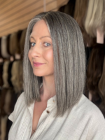 Misty 14″ | Fully Hand Tied Human Hair Wig - Image 6