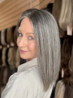 Misty 14″ | Fully Hand Tied Human Hair Wig - Image 3