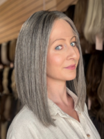 Misty 14″ | Fully Hand Tied Human Hair Wig - Image 4