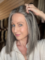 Misty 14″ | Fully Hand Tied Human Hair Wig - Image 5