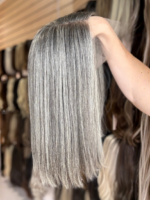 Misty 14″ | Fully Hand Tied Human Hair Wig - Image 10