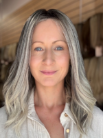 Smoke Blonde 16″ | Blonde Human Hair Wig - Image 2