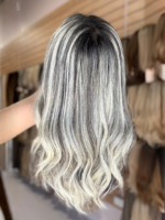 Smoke Blonde 16″ | Blonde Human Hair Wig - Image 7