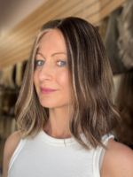 Zara 12″ | Brunette Human Hair Wig - Image 3