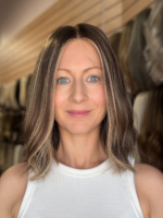 Zara 12″ | Brunette Human Hair Wig - Image 2