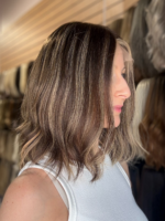 Zara 12″ | Brunette Human Hair Wig - Image 4