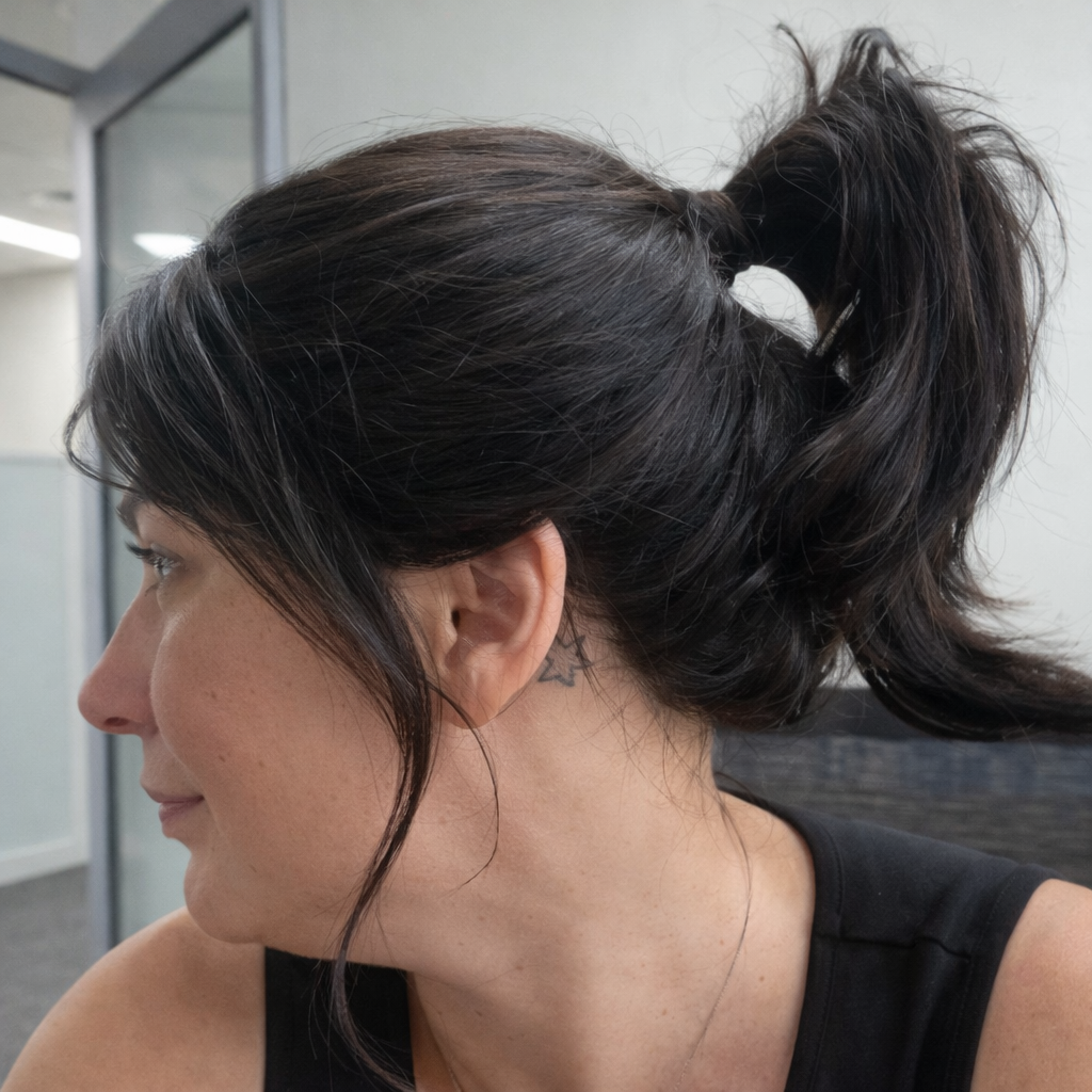 oh my goodness- my lela Pony Wig came today and I am holding back tears!!! She is PERFECT!!!! Never thought I would be able to have hair off my neck without being crazy short. I am SO happy!