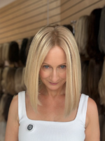 Lulu 10" | Blonde Human Hair Wig - Image 2