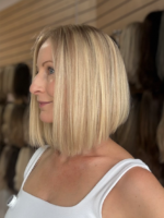 Lulu 10" | Blonde Human Hair Wig - Image 5